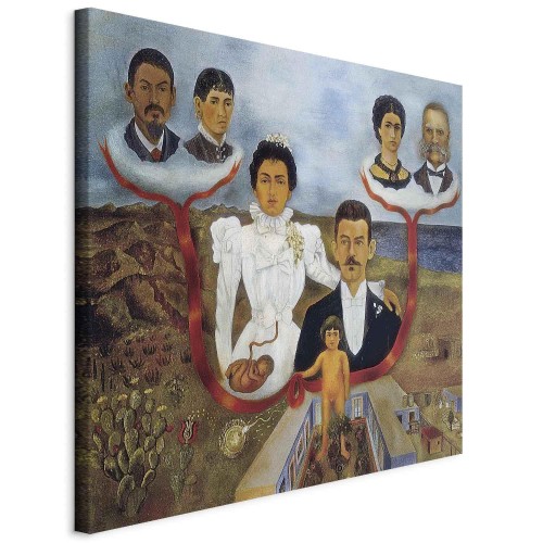Obraz - Frida Kahlo – Moi dziadkowie, rodzice i ja