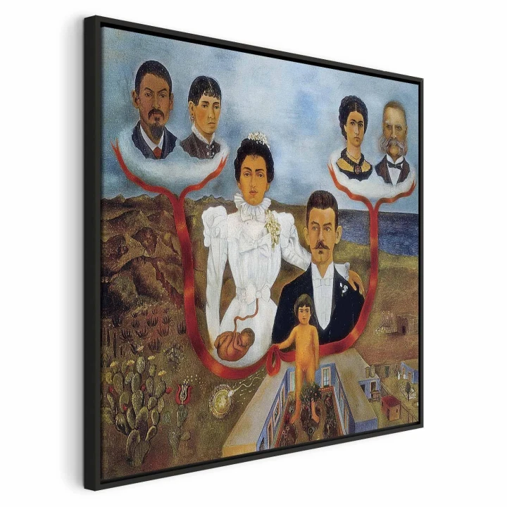 Obraz - Frida Kahlo – Moi dziadkowie, rodzice i ja