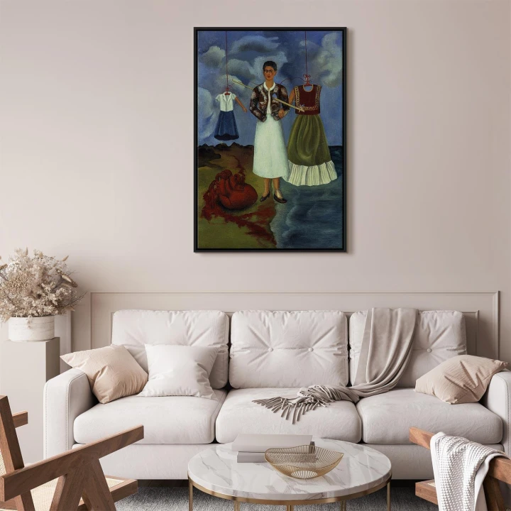Obraz - Frida Kahlo – Pamięć (Rana otwarta)