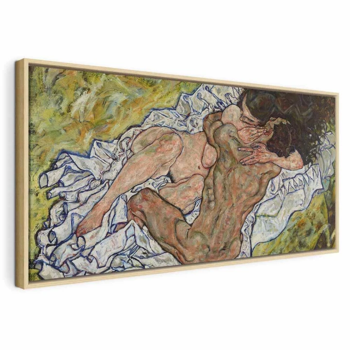 Obraz - Egon Schiele – Uścisk (Kochankowie II)