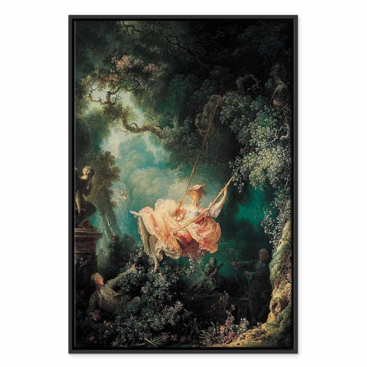 Obraz - Jean-Honoré Fragonard – Huśtawka