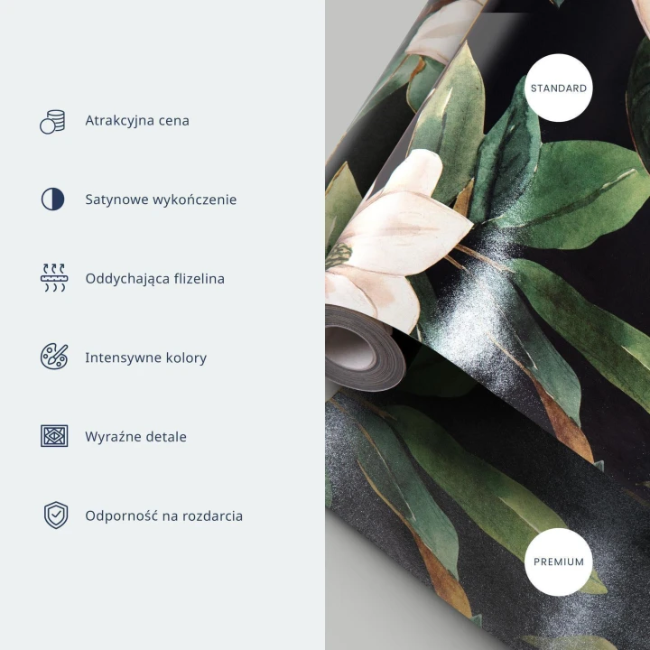 Tapeta - Czerwone pazury - nieregularne kształty na papierowym tle