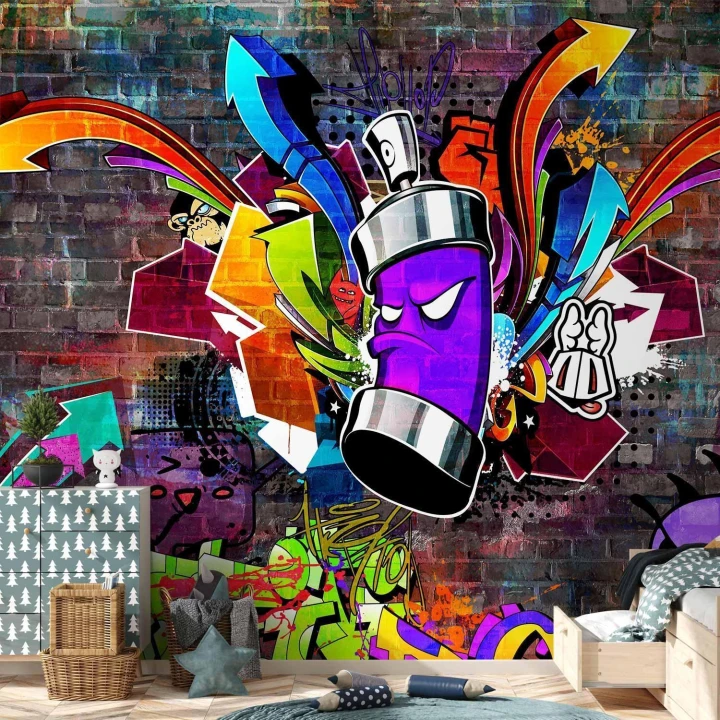 Fototapeta - Graffiti: Kolorowy atak