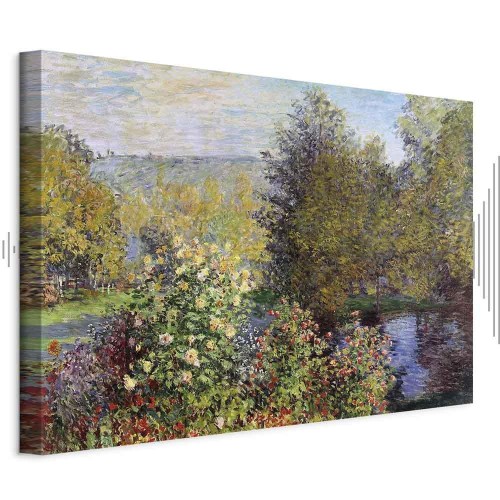 Obraz - Claude Monet – Fragment ogrodu w Montgeron