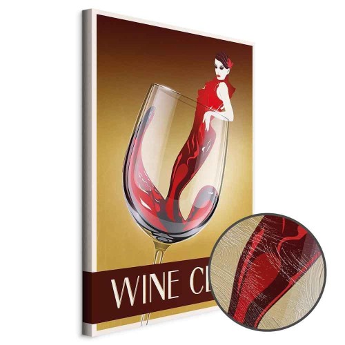 Obraz - Wine Club (1-częściowy) pionowy