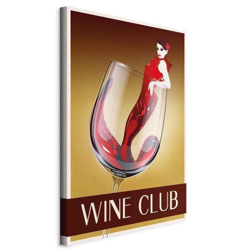 Obraz - Wine Club (1-częściowy) pionowy