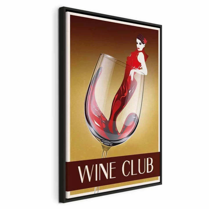 Obraz - Wine Club (1-częściowy) pionowy