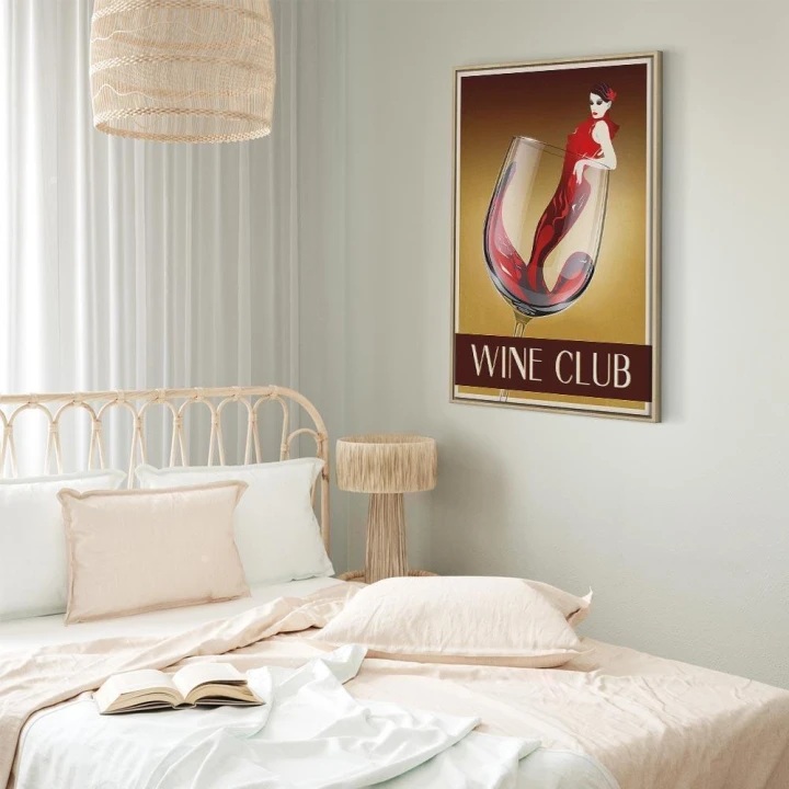 Obraz - Wine Club (1-częściowy) pionowy