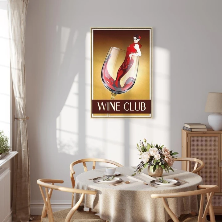 Obraz - Wine Club (1-częściowy) pionowy
