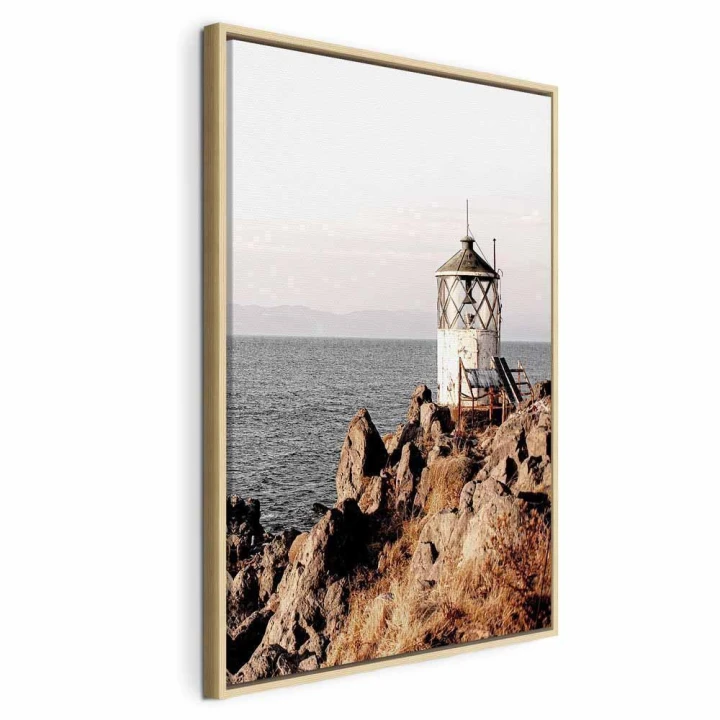 Obraz - Latarnia na klifie (1-częściowy) pionowy
