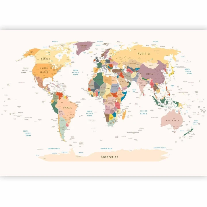 Fototapeta - Mapa świata
