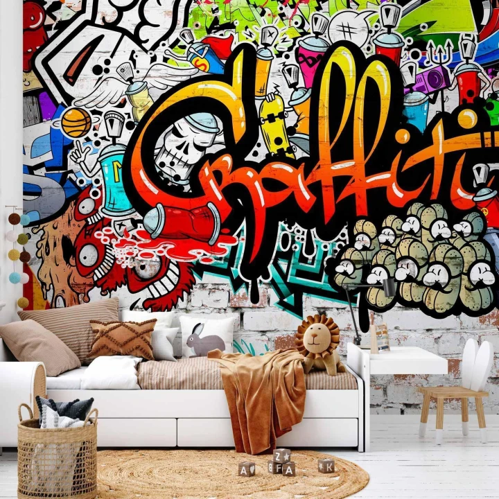 Fototapeta - Kolorowe graffiti