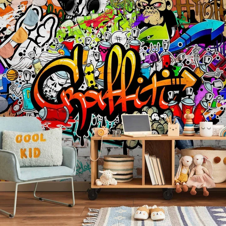 Fototapeta - Kolorowe graffiti