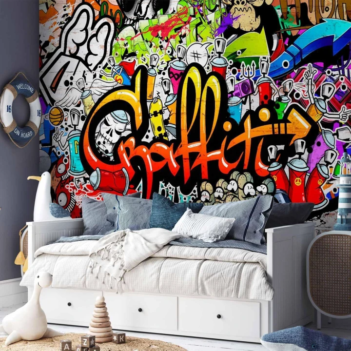Fototapeta - Kolorowe graffiti