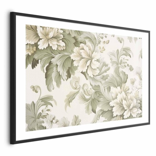 Plakat - Vintage kwiaty w jasnych kolorach