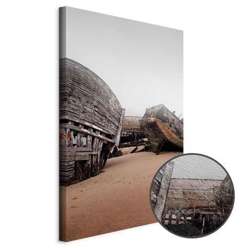 Obraz - Opuszczone kutry (1-częściowy) pionowy