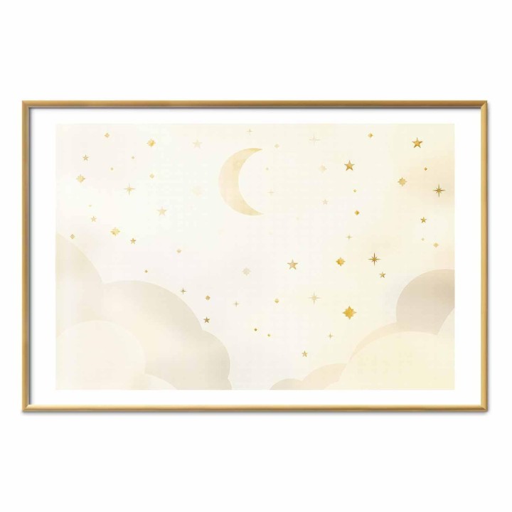 Plakat - Rozgwieżdżona noc