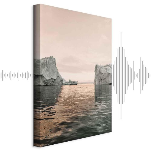 Obraz - Lodowe posągi (1-częściowy) pionowy