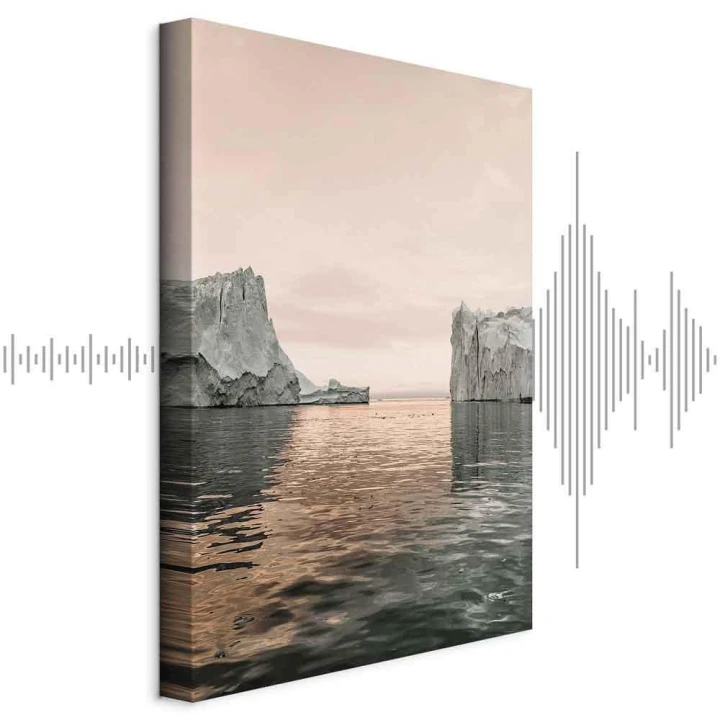 Obraz - Lodowe posągi (1-częściowy) pionowy