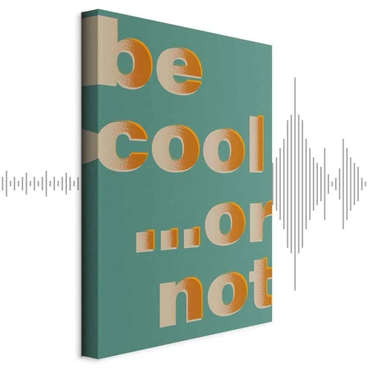 Obraz - Be Cool or Not (1-częściowy) pionowy