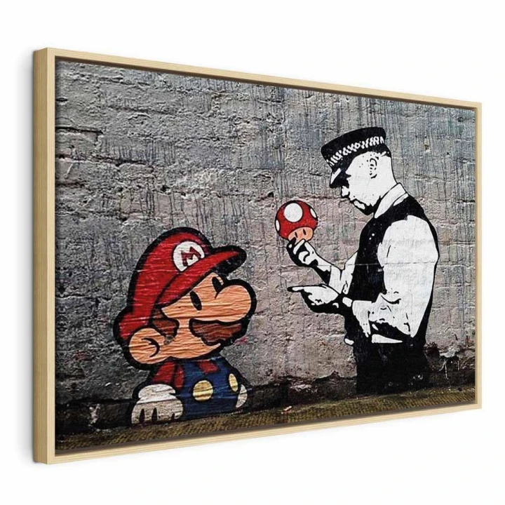 Obraz - Mario and Cop by Banksy