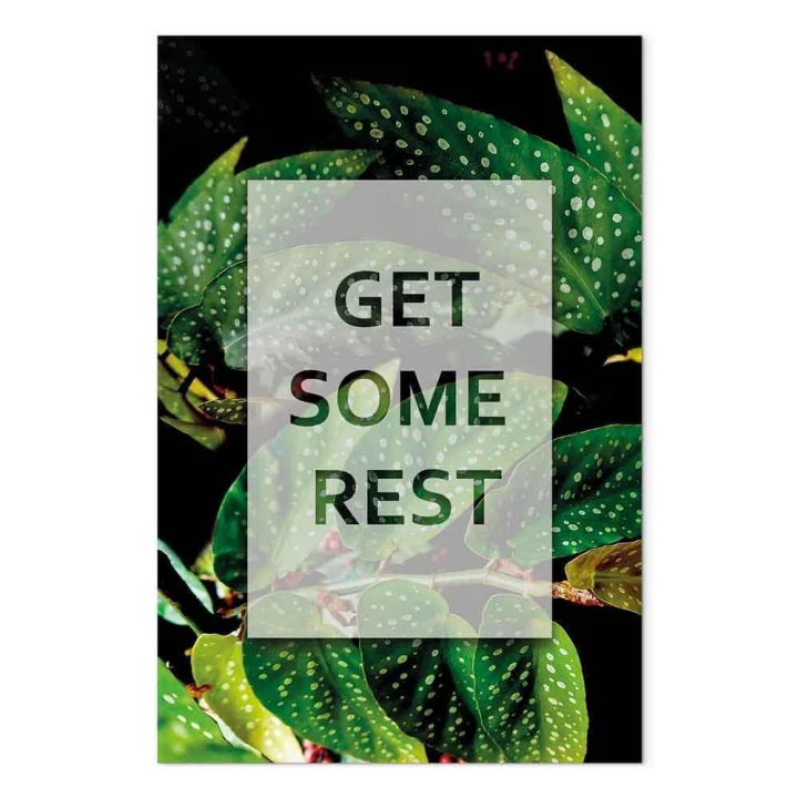 Obraz - Get Some Rest (1-częściowy) pionowy