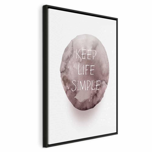 Obraz - Keep Life Simple (1-częściowy) pionowy