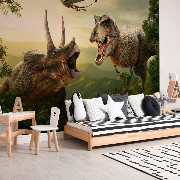 Fototapeta - Dinozaurowy plac