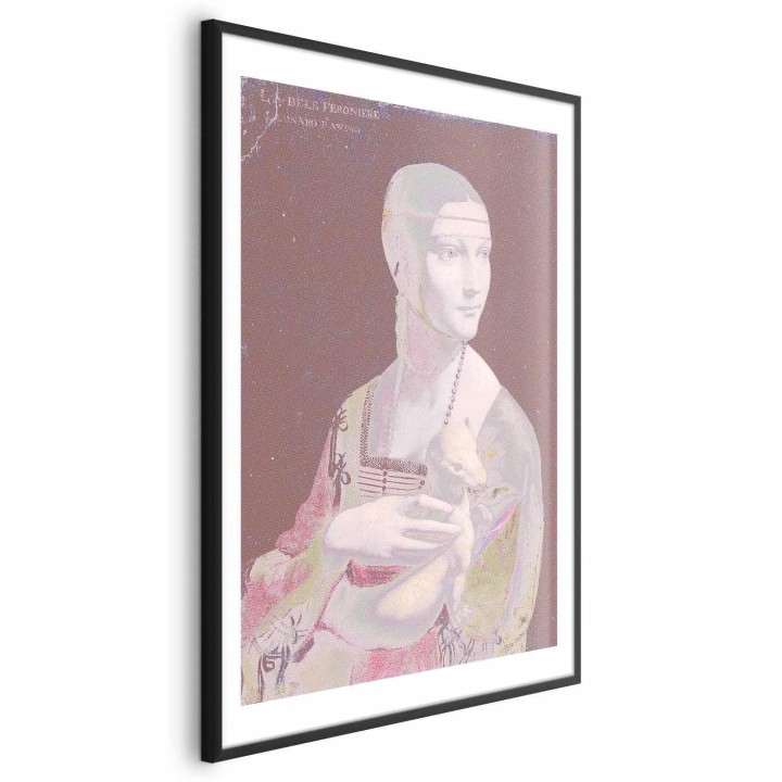 Plakat - Pastelowa dama