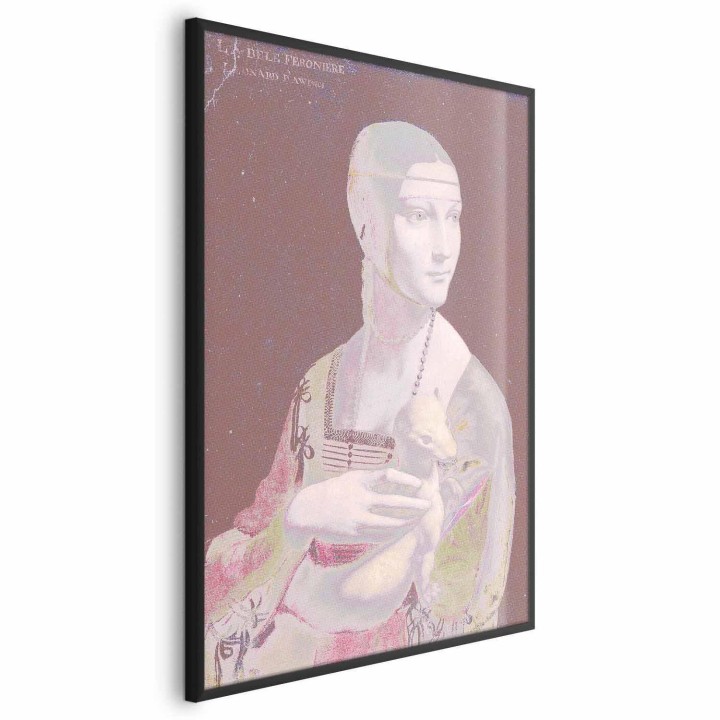 Plakat - Pastelowa dama