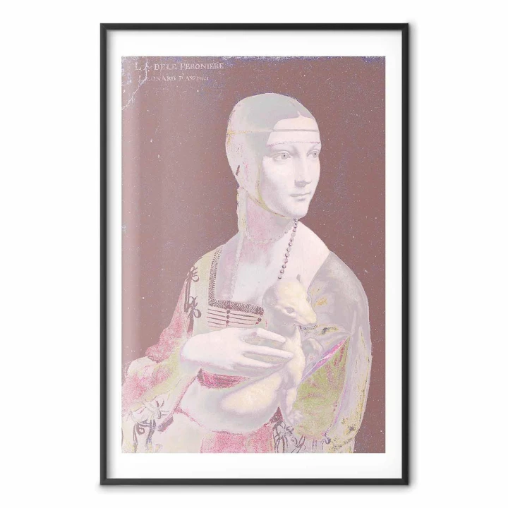Plakat - Pastelowa dama