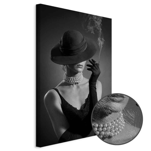 Obraz - Czarna elegancja (1-częściowy) pionowy