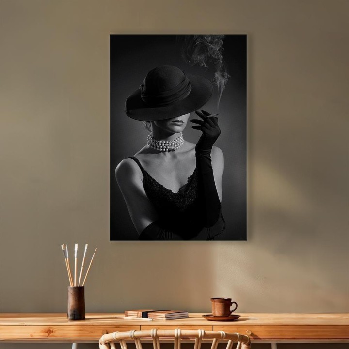 Obraz - Czarna elegancja (1-częściowy) pionowy