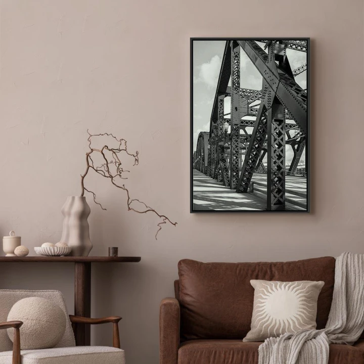 Obraz - Most o poranku (1-częściowy) pionowy