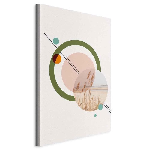 Obraz - Geometryczny krajobraz (1-częściowy) pionowy