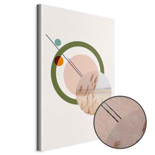 Obraz - Geometryczny krajobraz (1-częściowy) pionowy