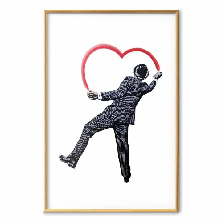 Plakat - Elegancki graficiarz