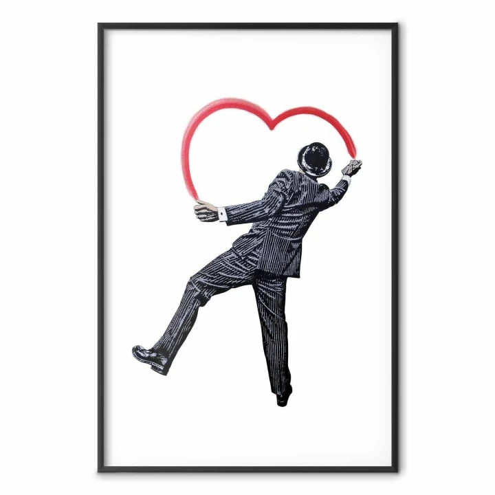 Plakat - Elegancki graficiarz