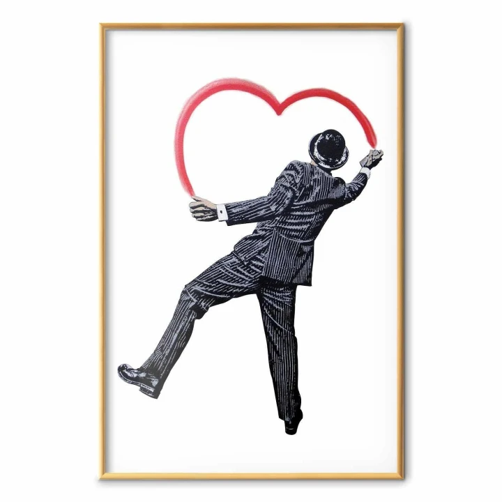 Plakat - Elegancki graficiarz