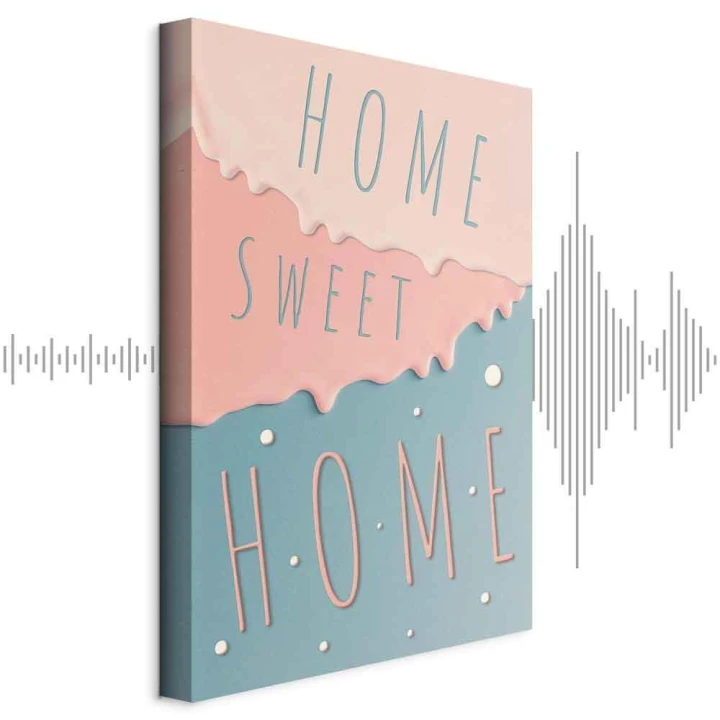 Obraz - Napisy: Home Sweet Home (1-częściowy) pionowy