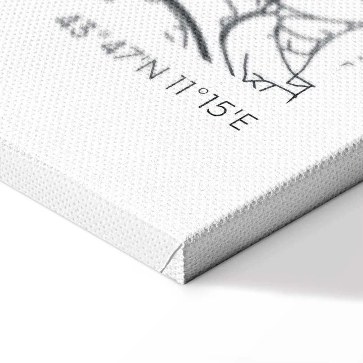 Obraz - Mapa Florencji (1-częściowy) pionowy