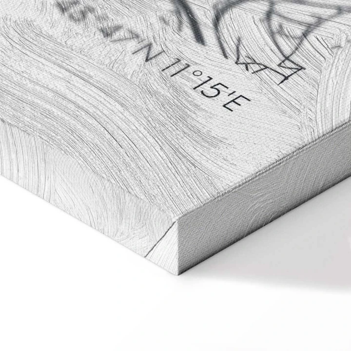 Obraz - Mapa Florencji (1-częściowy) pionowy