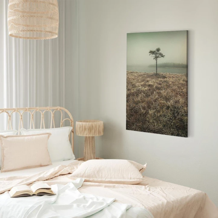 Obraz - Nad brzegiem jeziora (1-częściowy) pionowy