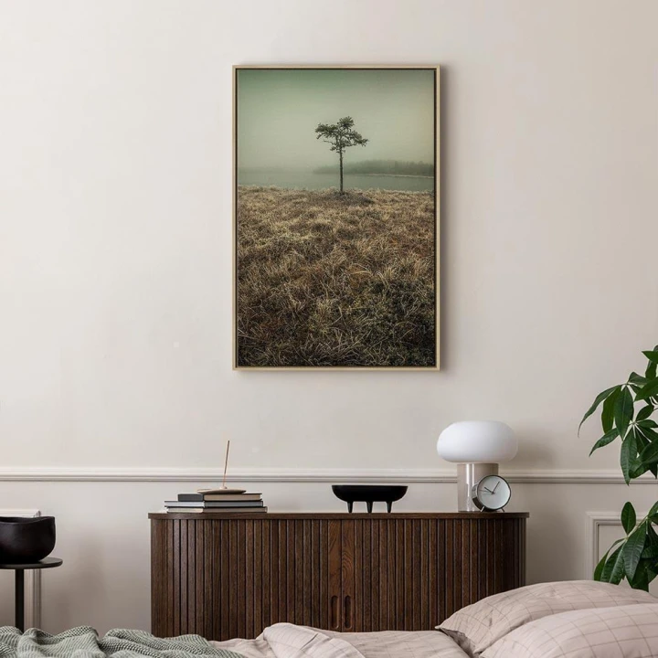 Obraz - Nad brzegiem jeziora (1-częściowy) pionowy