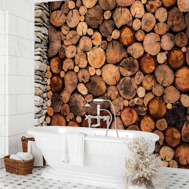 Fototapeta - Drewniane wrota