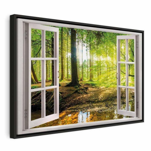 Obraz - Okno: widok na las