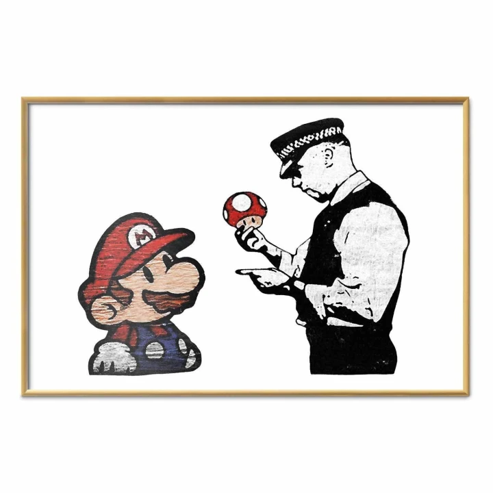 Plakat - Banksy: Grzybiarz