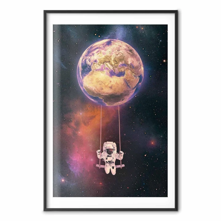 Plakat - Kosmiczna huśtawka