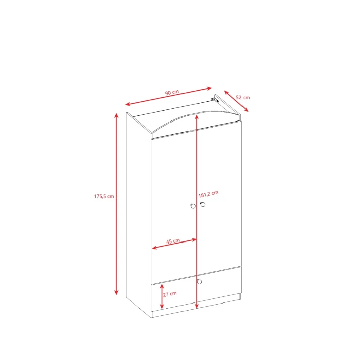 szafa do pokoju dziecięcego