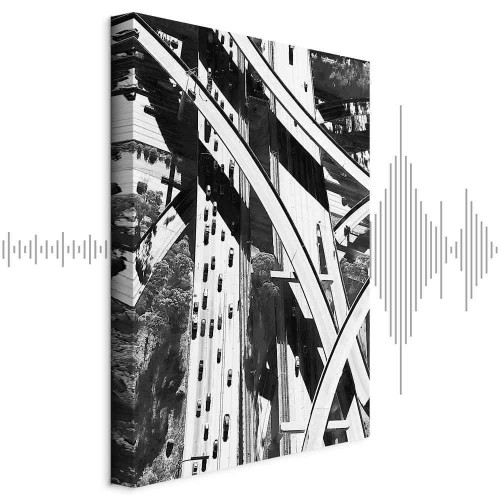 Obraz - Geometria miasta (1-częściowy) pionowy